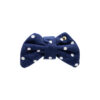 White Polka Bow Tie