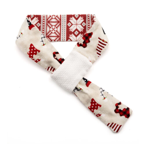 Christmas dog scarf