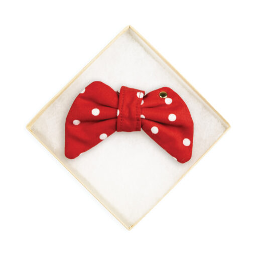 Red Polka Bow Tie