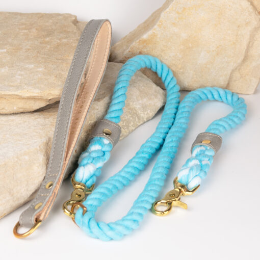 MARINER'S ROPE LEASH - ELECTRIC BLUE