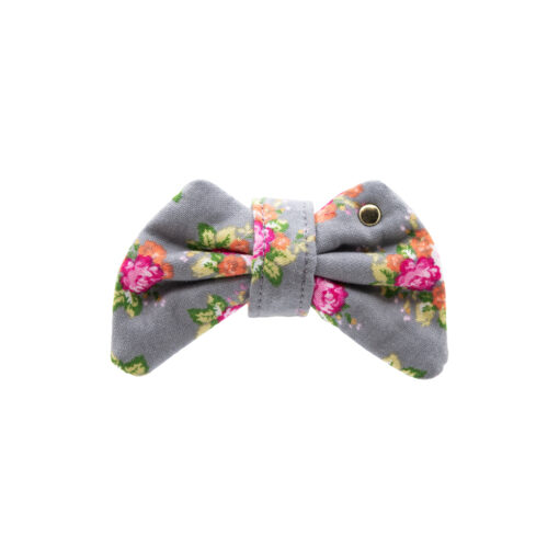 Floral (Gray) Bow Tie