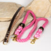 MARINER'S ROPE LEASH - PINK