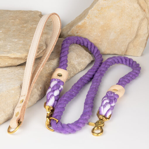 MARINER'S ROPE LEASH - PURPLE