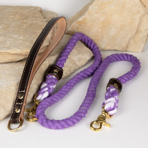 MARINER'S ROPE LEASH - PURPLE - Image 3