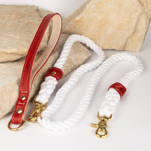 MARINER'S ROPE LEASH - WHITE